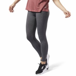 Legginsy Damskie Reebok Lux 2.0 Ciemny Szare PL 45NRCSV